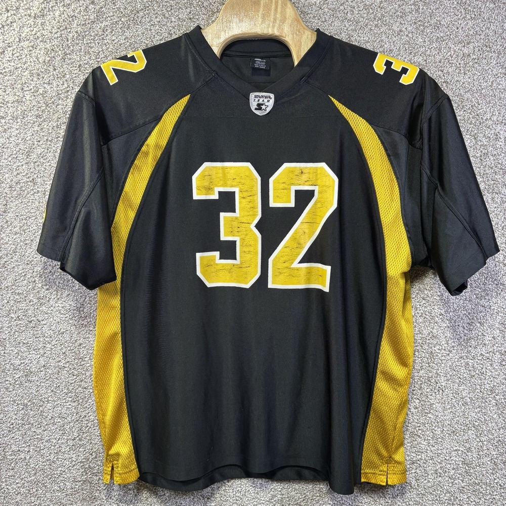 Iowa Hawkeyes Jersey Men 2XL Black NCAA College Football Starter Team 32 Vintage